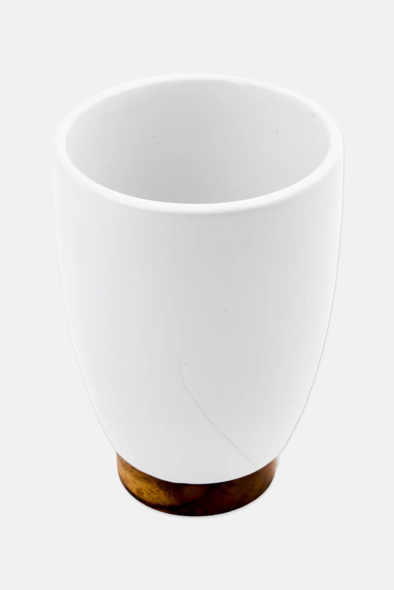 موي موتشو حامل فرشاة أسنان أبيض